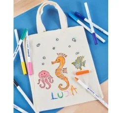VBS Baumwolltasche, 22 x 26 cm, BW Natur
