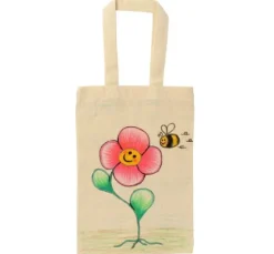VBS Baumwolltasche, 22 x 26 cm, BW Natur