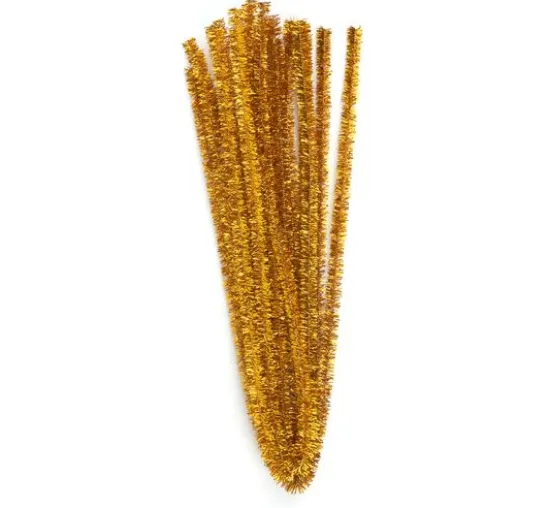 VBS Chenilledraht "Gold", Ø 8 mm, 50 cm, 10 Stück