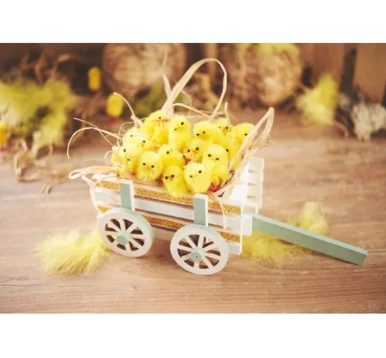 VBS Chenille Küken "Höhe 4 cm", 18 Stück