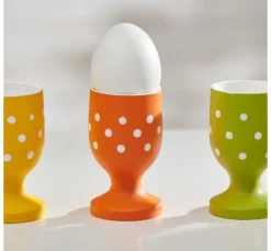 VBS Eierbecher, 6 Stück, Kiefernholz