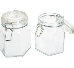 VBS Einmachglas mit Bügelverschluß, 800 ml, 2 Stück