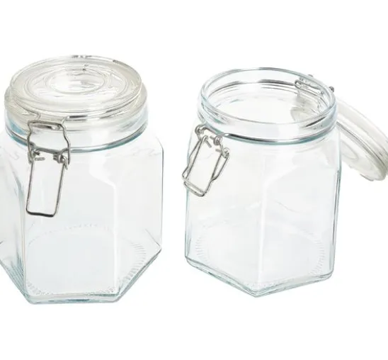 VBS Einmachglas mit Bügelverschluß, 800 ml, 2 Stück