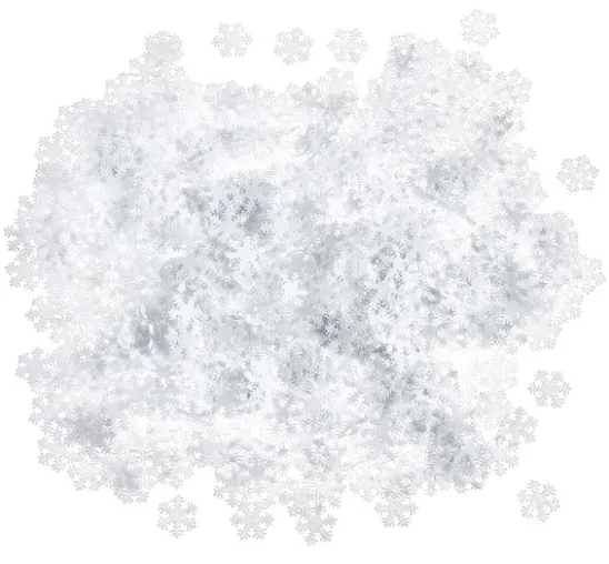VBS Filz-Streuteile "Schneeflocke"