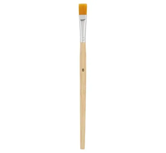 VBS Flachpinsel Synthetikhaar "Größe 8", 50 Stück