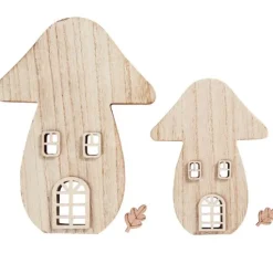 VBS Fliegenpilze "Haus", 2er-Set