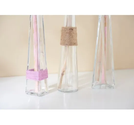 VBS Glasflaschen "Geo", 3er-Set