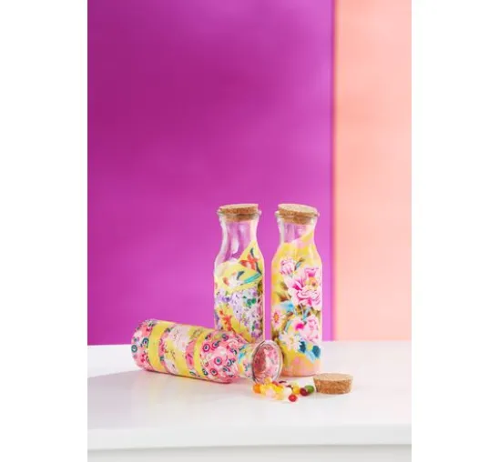 VBS Glasflaschen "Milk", 3er-Set