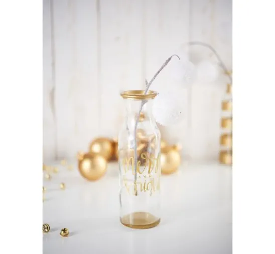 VBS Glasflaschen "Milk", 3er-Set