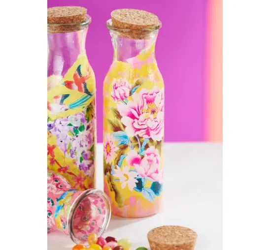 VBS Glasflaschen "Milk", 3er-Set