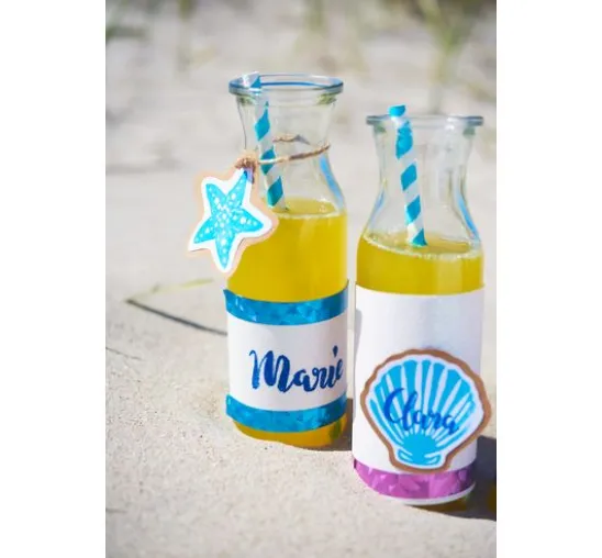 VBS Glasflaschen "Milk", 3er-Set