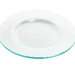 VBS Glas-Kerzenteller mit Struktur