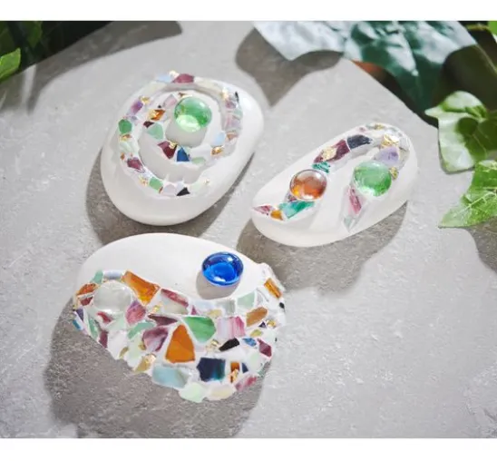 VBS Glas-Muggelsteine "Bunt", 1 kg