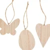 VBS Holz-Anhänger "Schmetterling, Herz und Ei"
