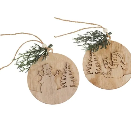 VBS Holz-Anhänger "Schneemann"
