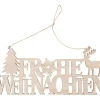 VBS Holz-Anhänger / Schriftzug "Frohe Weihnachten"