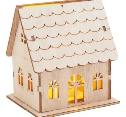 VBS Holzbausatz "Haus", inkl. LED