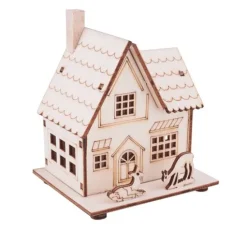 VBS Holzbausatz "Haus mit Rehen"