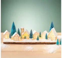 VBS Holzbausatz "Haus mit Schneemann", inkl. LED