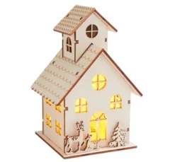 VBS Holzbausatz "Haus mit Turm", inkl. LED