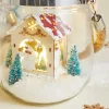 VBS Holzbausatz Lichterhaus "Schneemann mit Vogelhaus", inkl. LED
