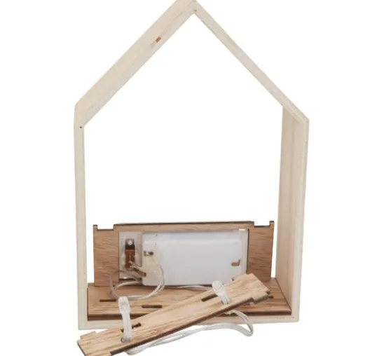 VBS Holzbausatz "Winterhaus", 9-tlg.
