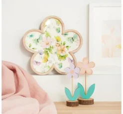 VBS Holz-Blumen "Margerite", 2er-Set