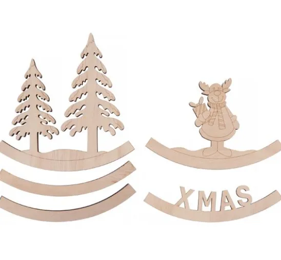 VBS Holz Deko-Bogen "X-MAS"