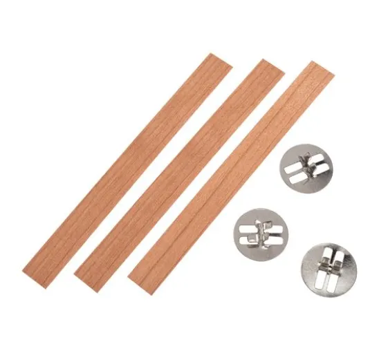 VBS Holzdochte mit Halter, 13 cm