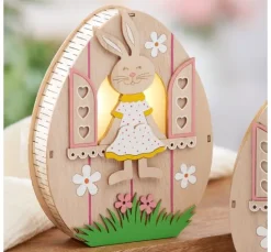 VBS Holz-Ei mit LED