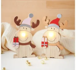 VBS Holz-Elch mit LED Nase
