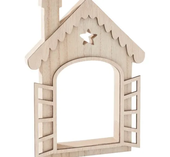 VBS Holz-Haus mit Fensterläden