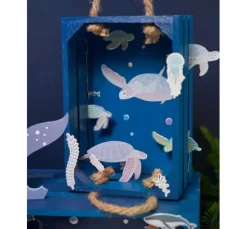 VBS Holzkisten mit Latten, 2er-Set