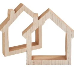 VBS Holz-Rahmen "Haus", 2 Stück