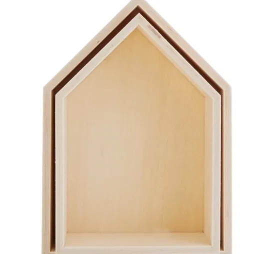 VBS Holzregal "Haus"