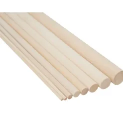 VBS Holz-Rundstäbe, 30 cm