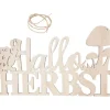VBS Holzschild "Hallo Herbst"