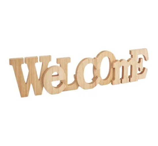 VBS Holz-Schriftzug "Welcome"