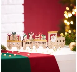 VBS Holz-Silhouette "Weihnachtszug"
