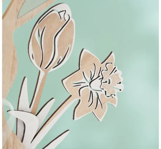 VBS Holz-Stecker Blumen "Tulpe und Narzisse"