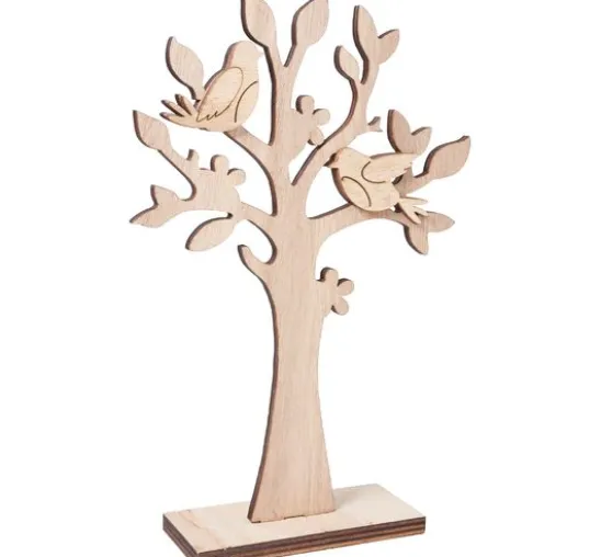 VBS Holzsteckmotiv "Baum und Vögel"