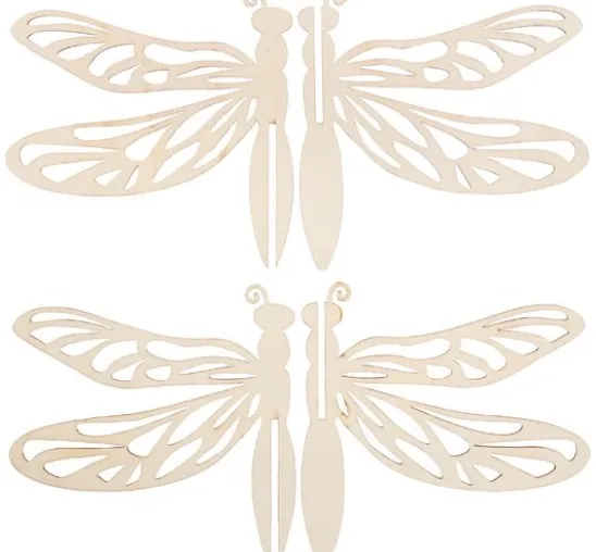 VBS Holz-Steckmotiv "Fliegende Libellen", 2 Stück