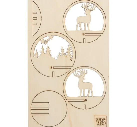 VBS Holz-Steckmotiv für Acrylkugel