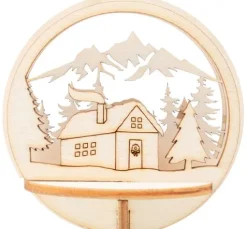VBS Holz-Steckmotiv für Acrylkugel