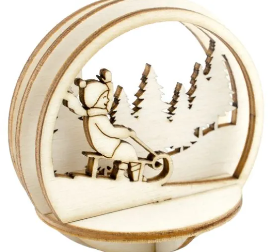 VBS Holz-Steckmotiv für Acrylkugel