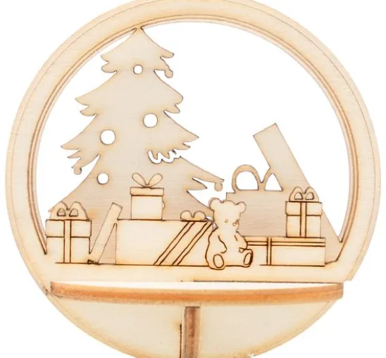 VBS Holz-Steckmotiv für Acrylkugel