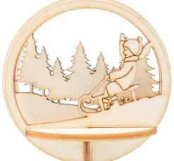 VBS Holz-Steckmotiv für Acrylkugel