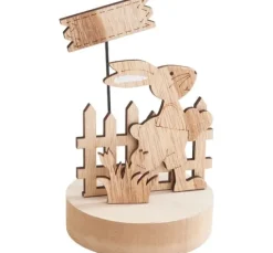 VBS Holz-Steckmotiv "Hase mit Schild"
