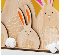 VBS Holz-Steckmotiv "Hasenfamilie"