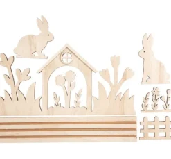 VBS Holz-Steckmotiv "Hasenhaus"